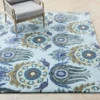 Nikki Chu - Asham Rug - Teal -Home Decor Shop webimage 044125718 044125717 044125719