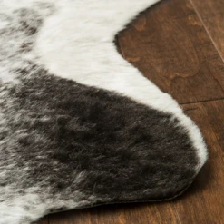 Ayi Faux Cowhide Rug - Charcoal -Home Decor Shop webimage 044870870 DTL