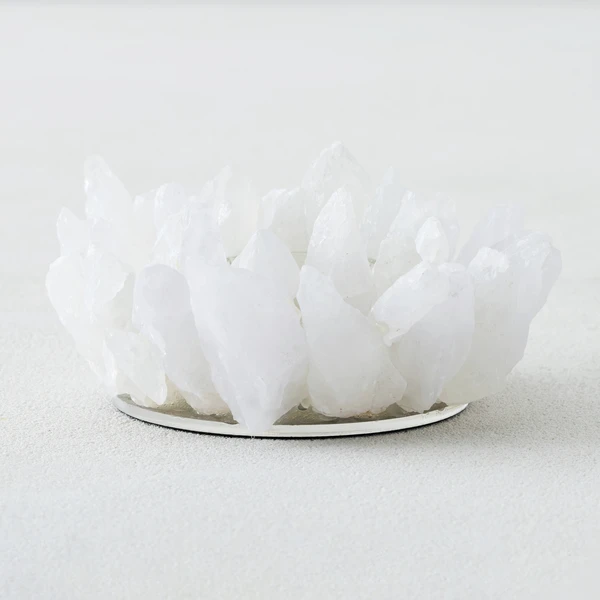 Quartz Crystal Tealight 3 Quartz Crystal Tealight