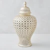 Ceramic Filigree Jar -Home Decor Shop webimage 160195425 1