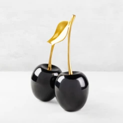 Gold/Black Oversized Cherries -Home Decor Shop webimage 160413358 ALT1