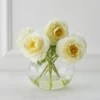 Ranunculus In Glass - White -Home Decor Shop webimage 168126063 jpg
