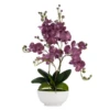 Faux Orchid Amethyst With Pot 2 Faux Orchid Amethyst With Pot -Home Decor Shop webimage 207150086 jpg