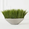 Faux Grass In Silver Pot -Home Decor Shop webimage 207540972
