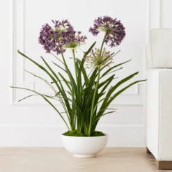 Faux Potted Agapanthus -Home Decor Shop webimage 207919623 alt1