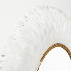 Nikki Chu - Daybreak Feather Mirror -Home Decor Shop webimage 620165692 2 jpg