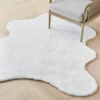 Lapin Animal Shape Rug - White -Home Decor Shop webimage 620607444 620607445