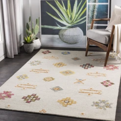 Amanda Rug - Cream -Home Decor Shop webimage 620718877 RV