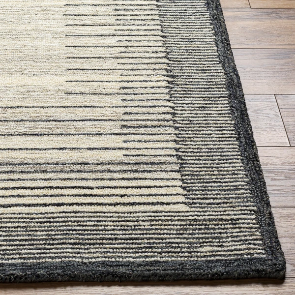 Zoey Rug - Beige/Black 4 Zoey Rug - Beige/Black - Image 2