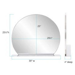 Trieste Mirror With Shelf -Home Decor Shop webimage 621094902 DIM