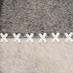 Round Cross Stitch Mirror - Grey -Home Decor Shop webimage 621095990 1 jpg