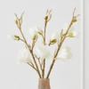 Faux Magnolia Stem - Set Of 3 2 Faux Magnolia Stem - Set Of 3 -Home Decor Shop webimage 999201266